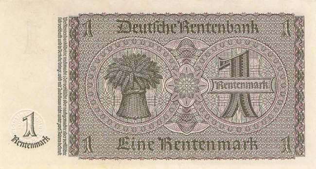 1 Rentenmark 1937 ro.166c H